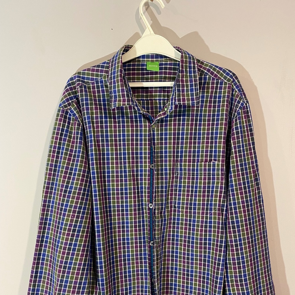 Hugo Boss Button Up Long Sleeve Dress Shirt
